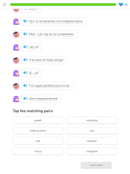 Duolingo stories