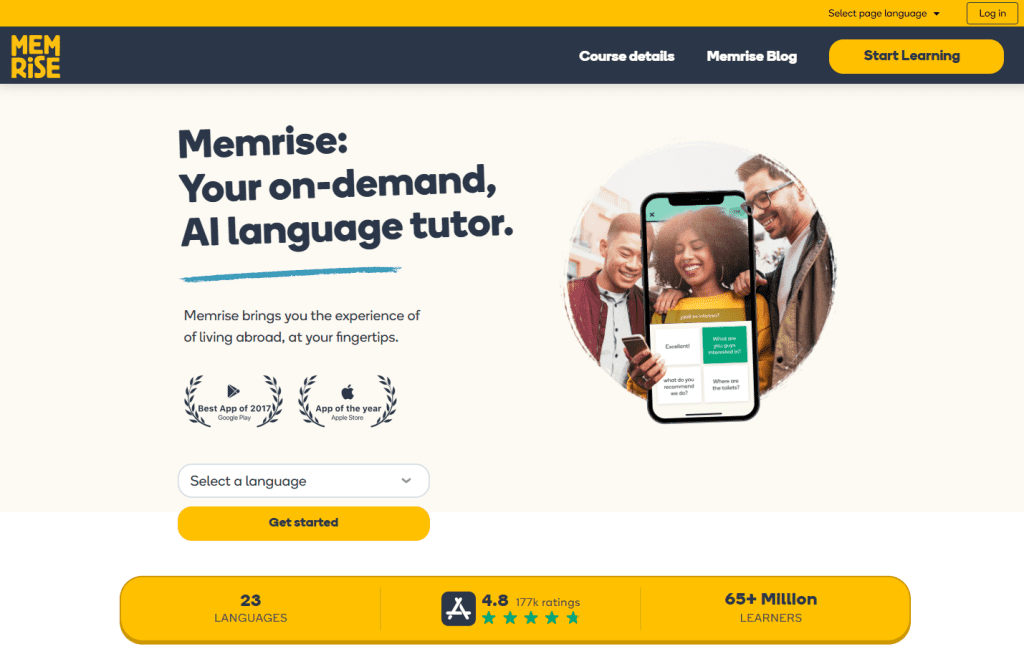 Memrise website