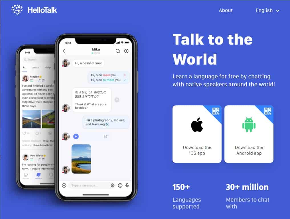 hellotalk website