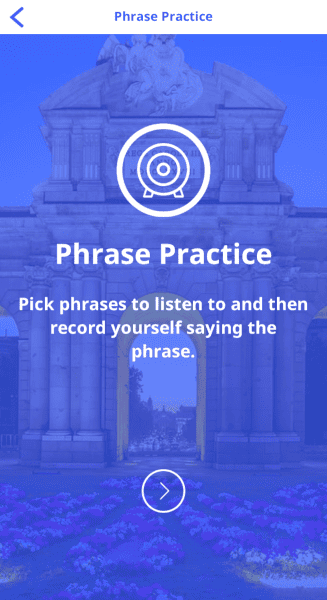 uTalk: phrase practice feature