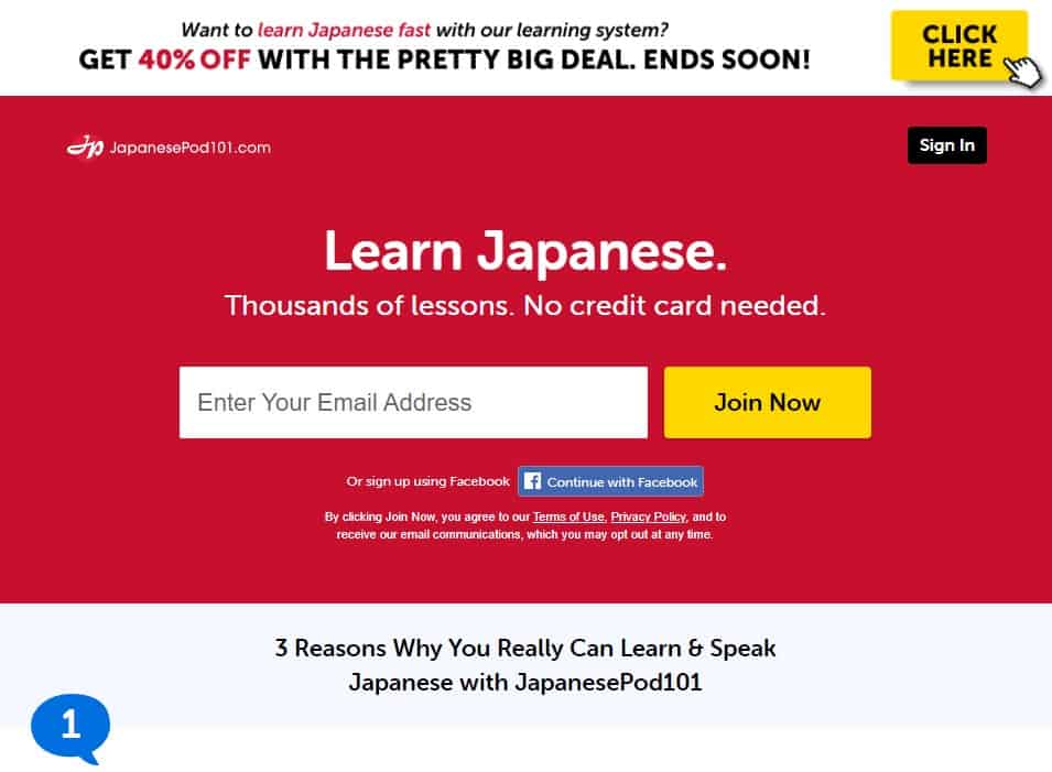 JapanesePod101 web