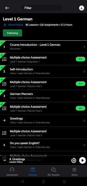 GermanPod101 learning paths