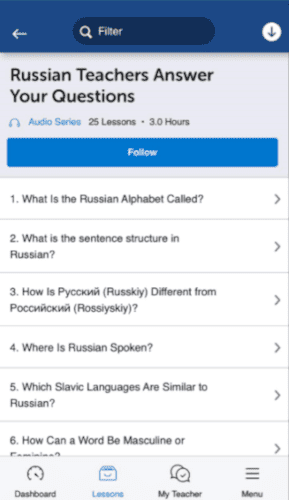 RussianPOD101 Russian teacher answers questions