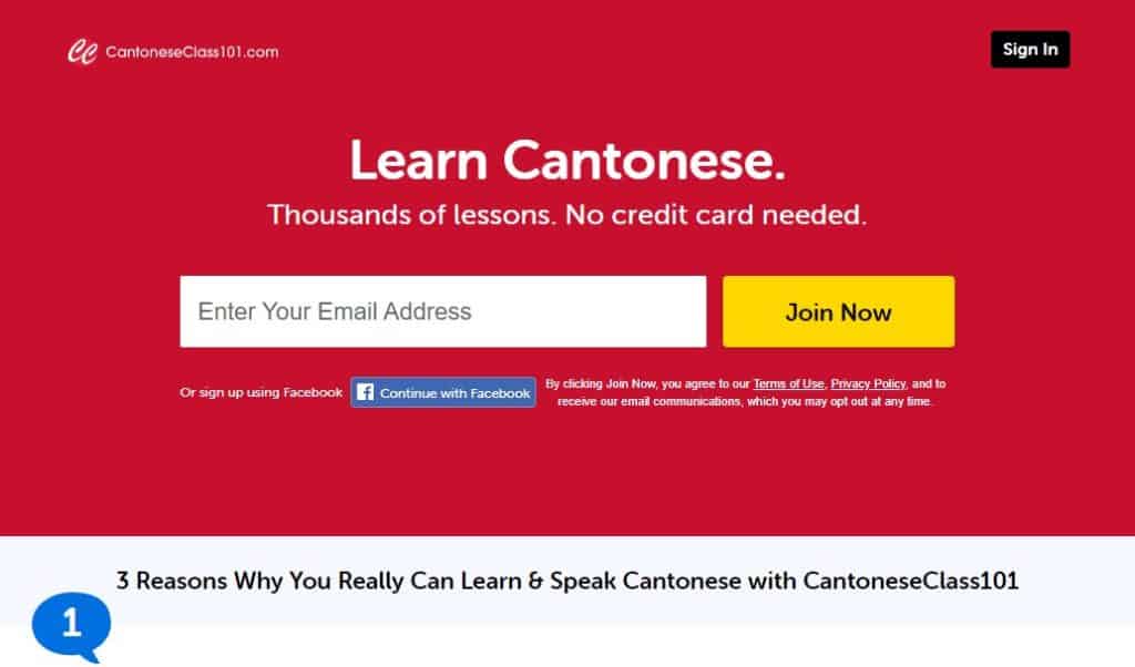cantoneseclass101 web