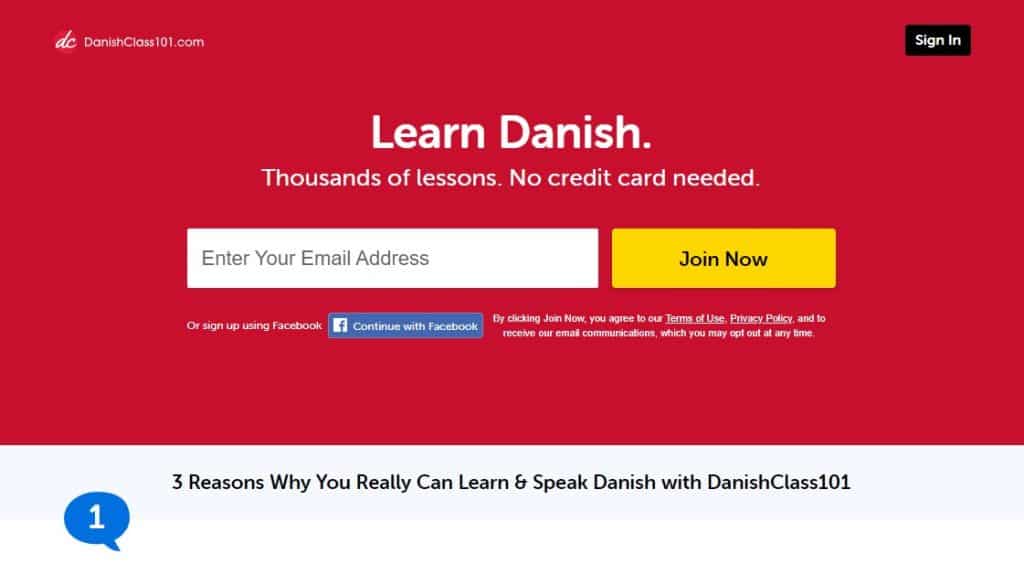 danishclass101 website