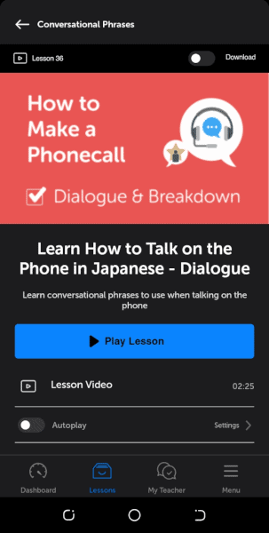 JapanesePod101 audio lessons