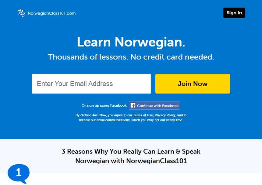 norwegianclass101 web
