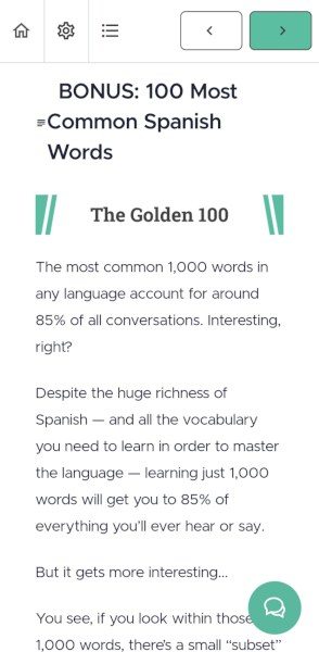 Spanish Uncovered Review: common Spanish words