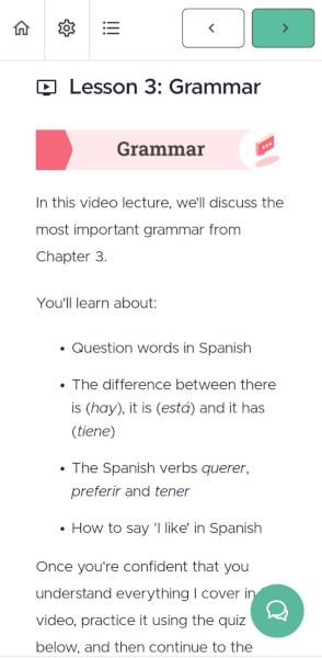 Spanish Uncovered Review: Spanish grammar