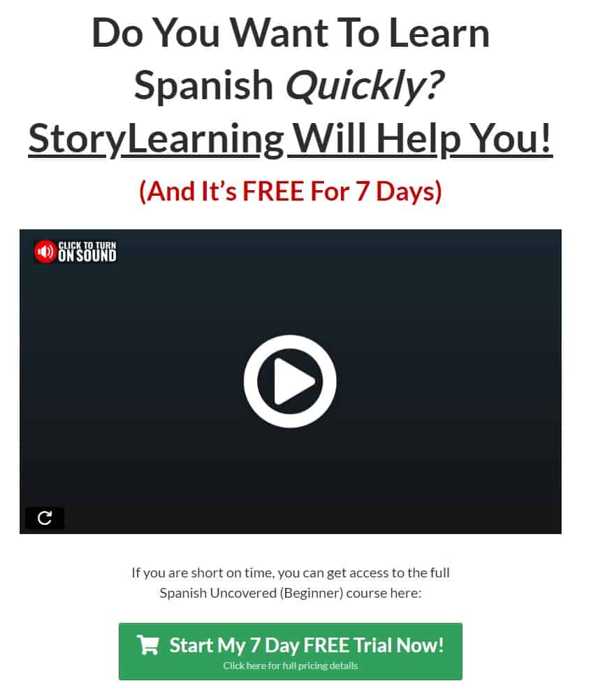 spanish uncovered web