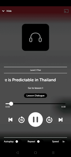 Thaipod101 learn Thai with dialogues