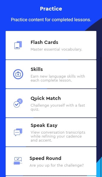 Pimsleur courses: from flash cards to speed round