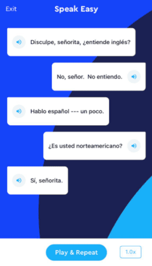 Pimsleur app: Speak Easy
