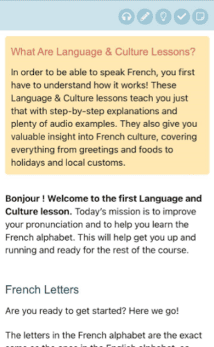Rocket French level on language and culture