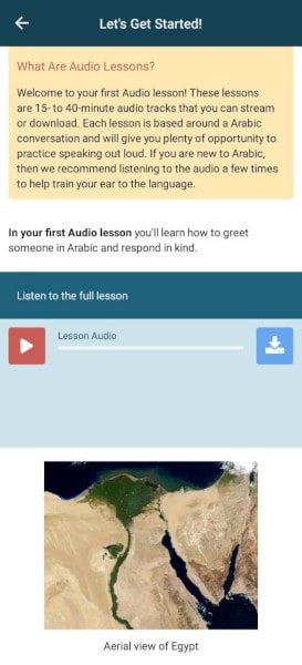 Rocket Arabic course: audio lessons