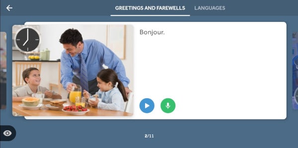 Rosetta Stone review: exercise with voice recognition