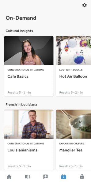 Rosetta Stone review: On-Demand French Videos